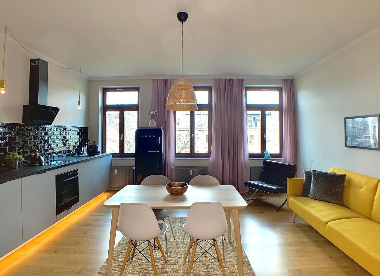 Cosy And Modern In Vibrant West Leipzig Apartment Luaran gambar